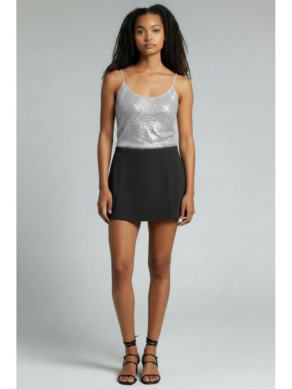 Princess Polly Style Black Jersey Low Mid Rise Micro Mini Skirt Basecamp, Size 2